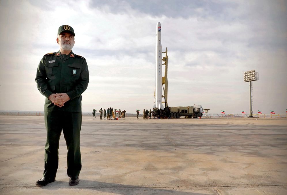 TRI-QASED rocket launchpad scene