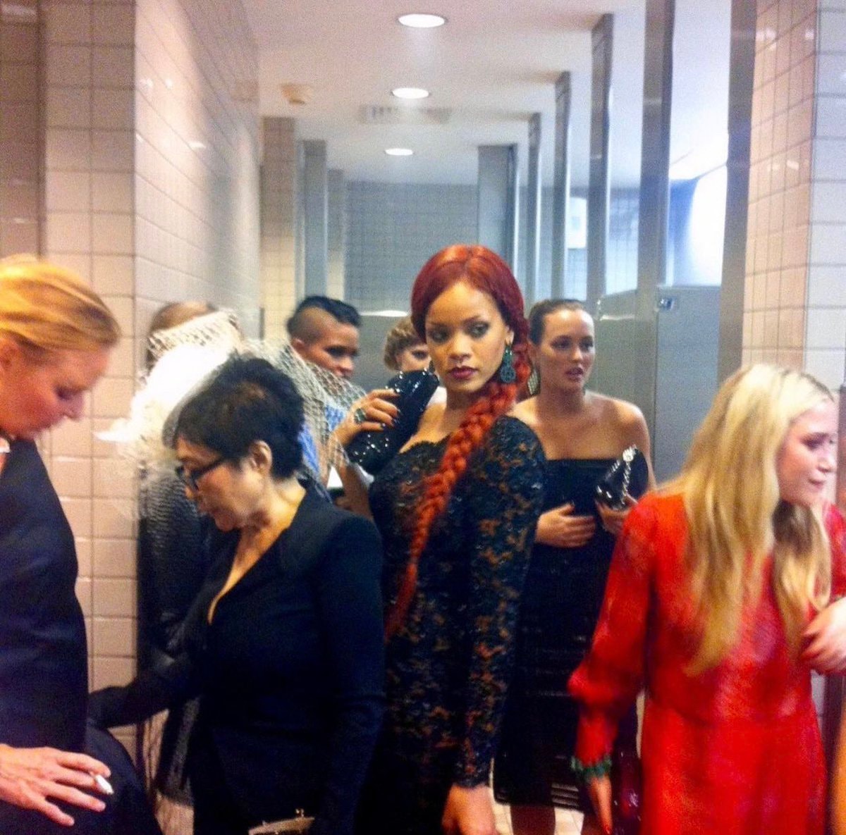Rihanna Cassie Stella McCartney Met Gala 2011