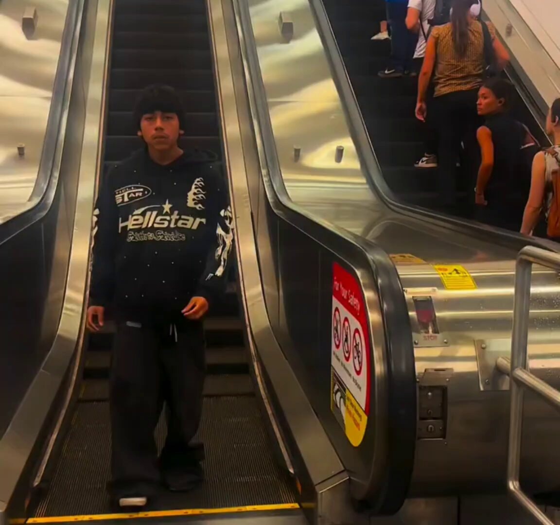 escalator slap victim Hellstar hoodie