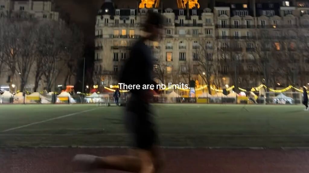 Runner at Eiffel Tower