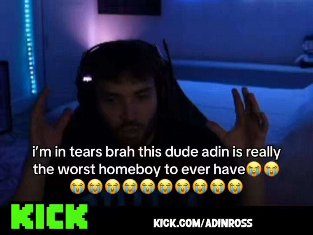 Adin Ross worst homeboy comment