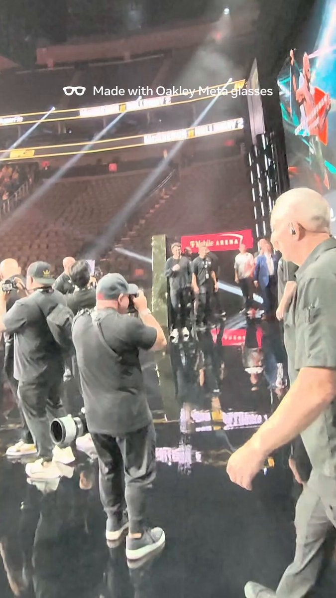 Max Holloway meta glasses POV