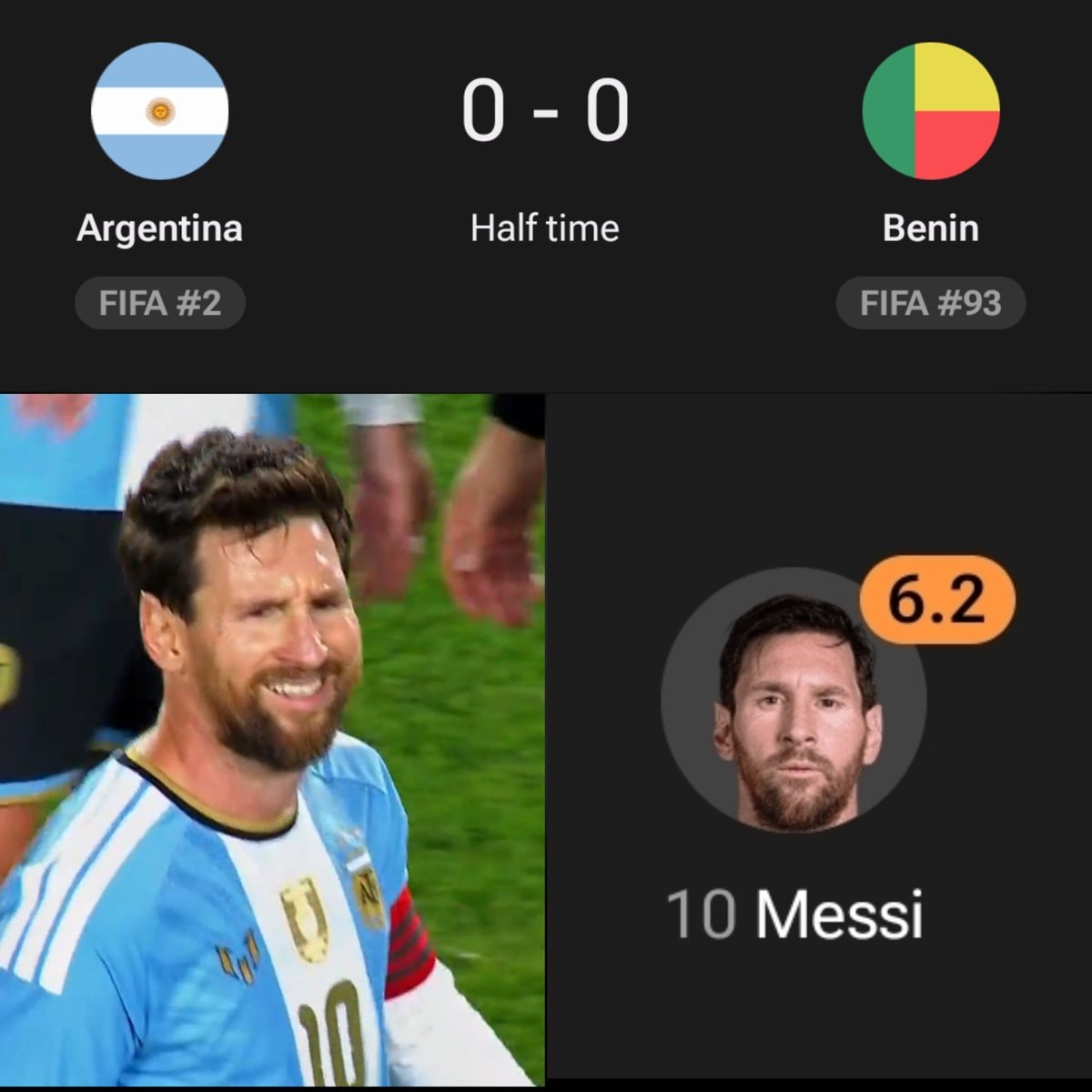 Lionel Messi WC Final Benin