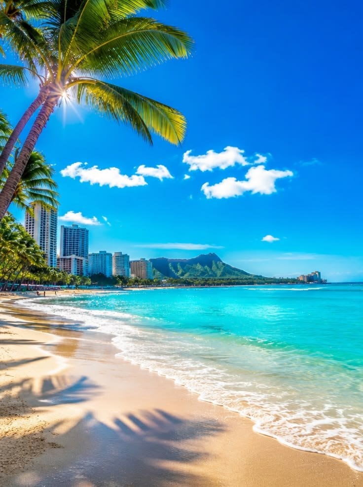 Paradise beach Hawaii