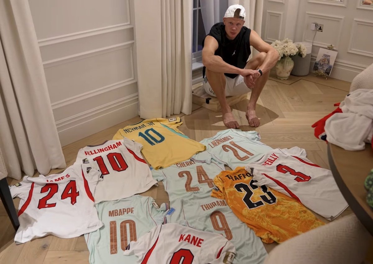 Erling Haaland 2026 World Cup jersey collection