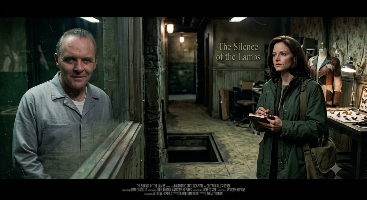The Silence Of The Lambs Anthony Hopkins Jodie Foster