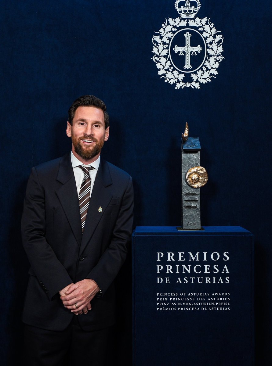 Leo Messi Princess of Asturias Award