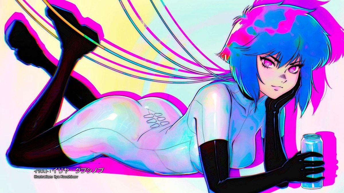 Ghost in the Shell Ilya Kuvshinov illustration