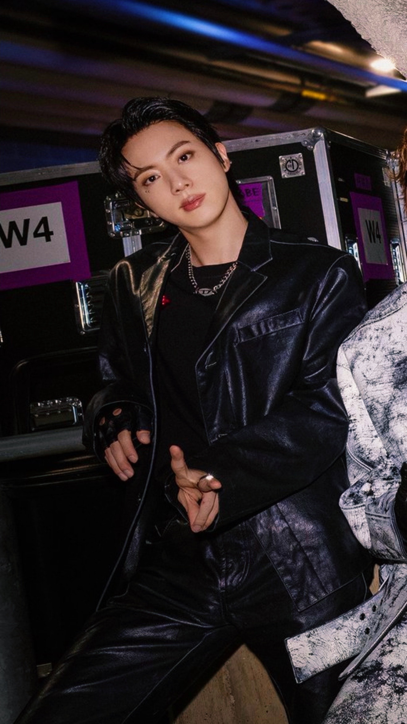 Jin BTS edgy backstage moment