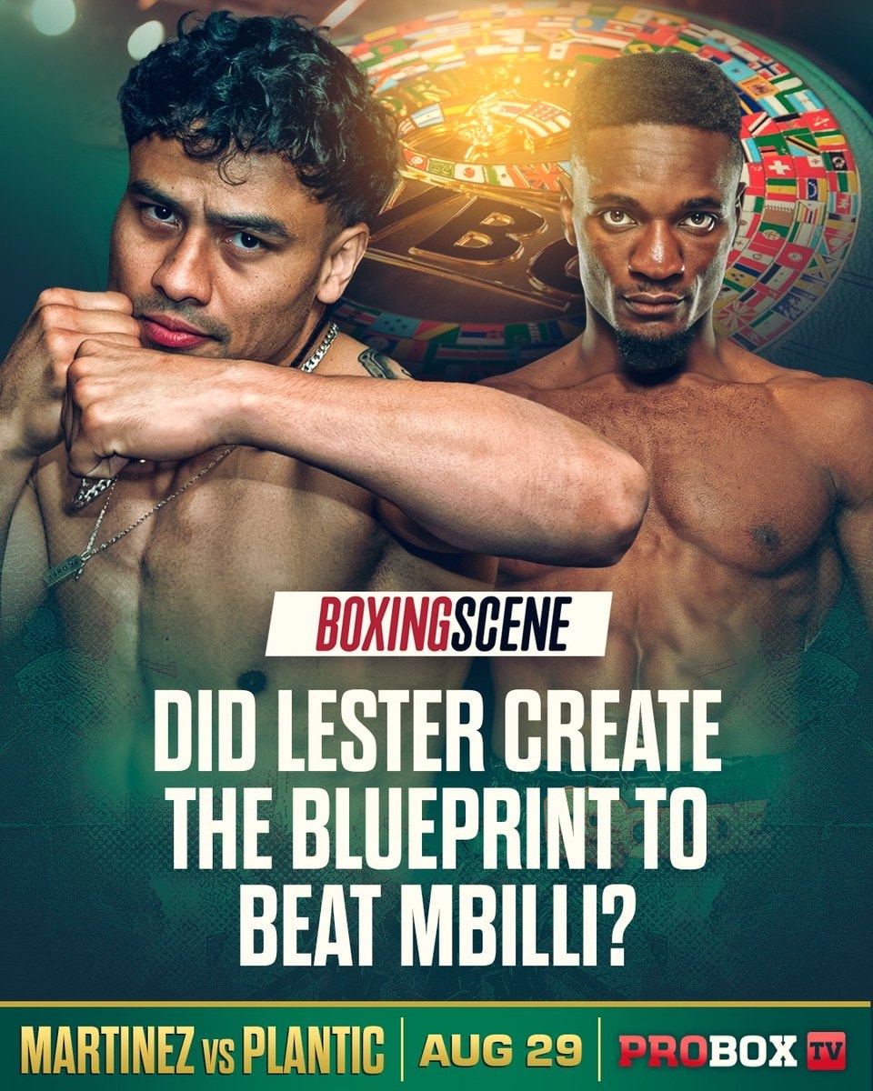 Martinez vs Plantic August 29