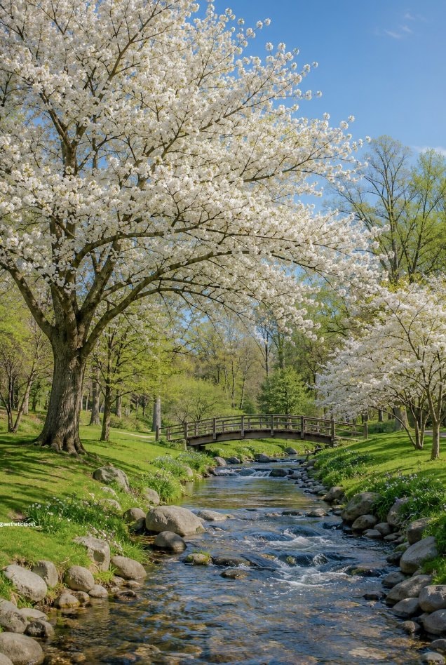 serene nature landscape