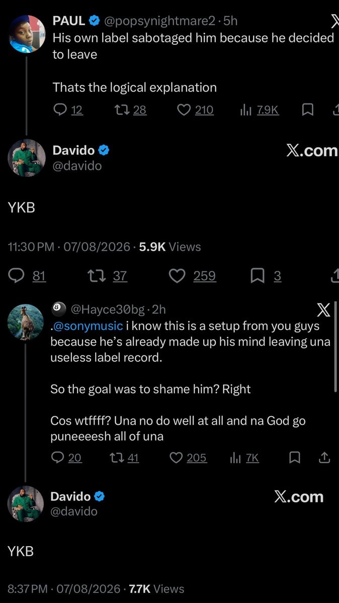Davido Sony Music Oriade (photo 1 of 2)
