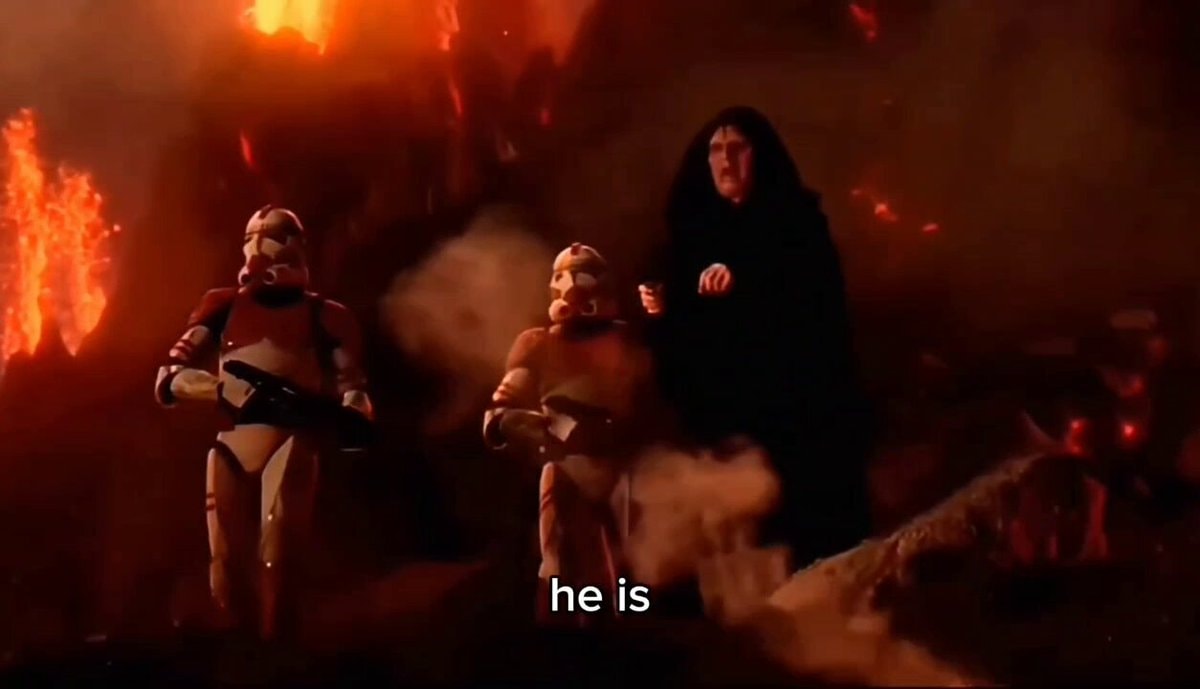 Palpatine and clone troopers in Star Wars Palpatine and clone troopers in Star Wars