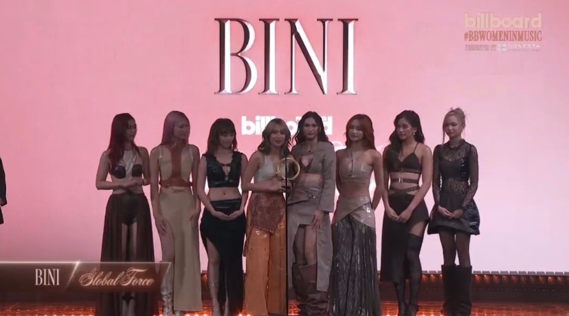 BINI at the 2026 Billboard Women in Music ceremony (photo 2 of 2)