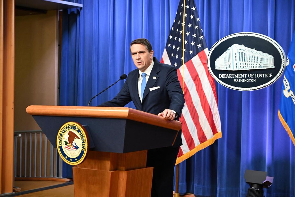 Todd Blanche DOJ press conference