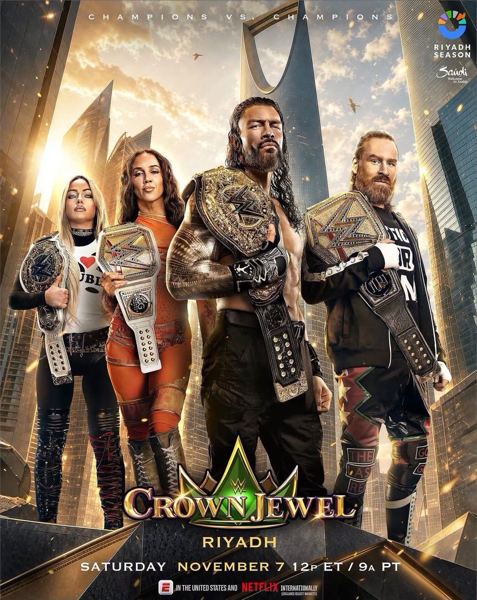 WWE Crown Jewel Riyadh 11/7