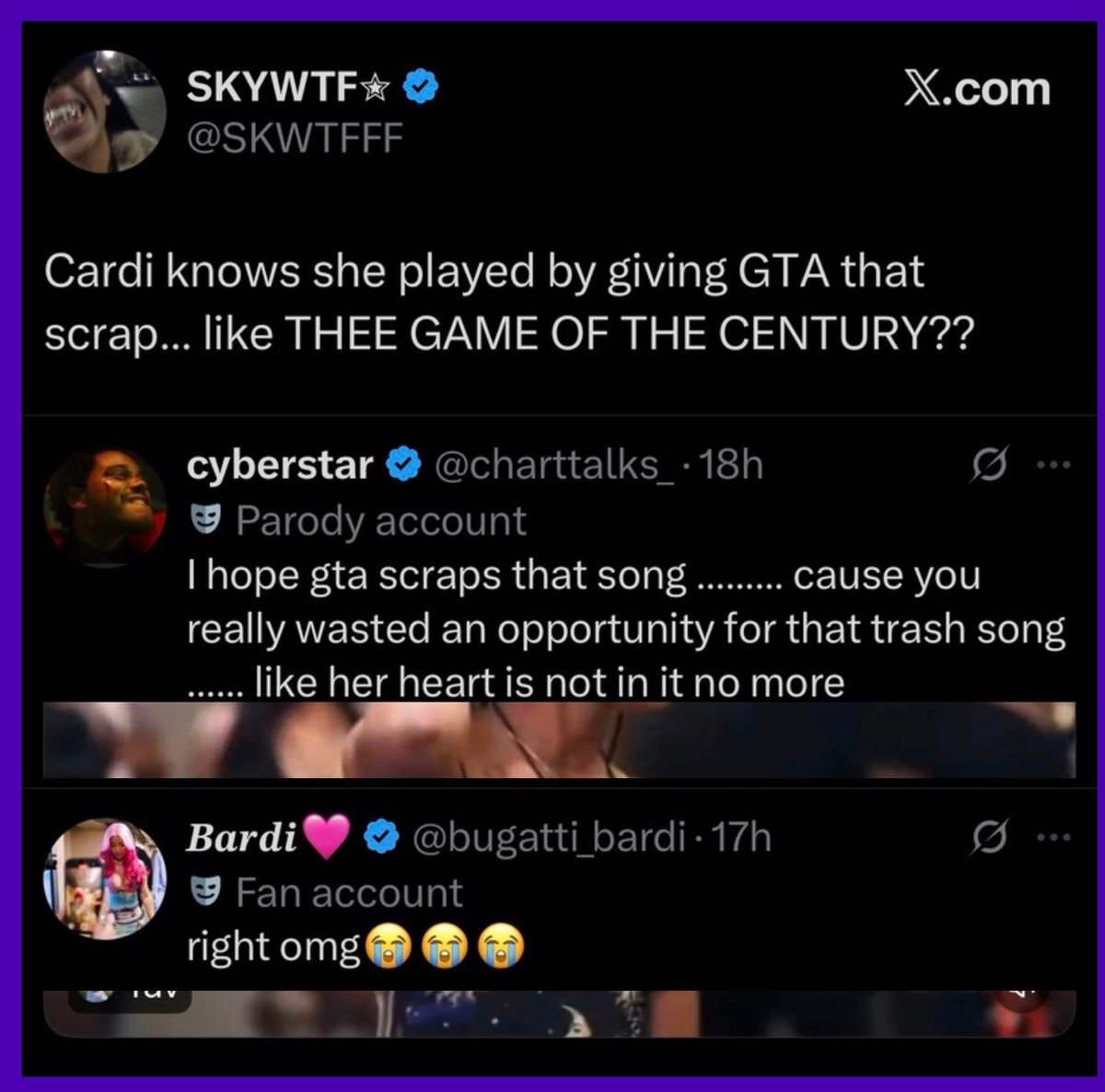 Cardi B fans turn on new song (photo 2 of 2)