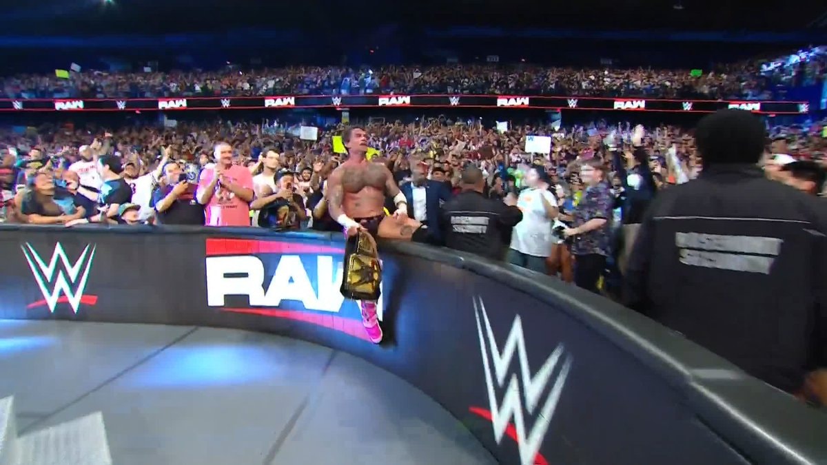 CM Punk WWE Champion Raw