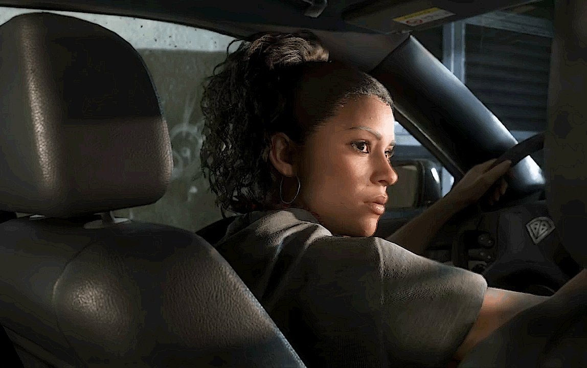Lucia driving GTA 6