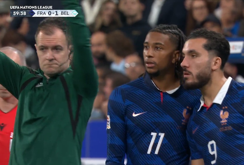 Olise and Cherki sub on for France