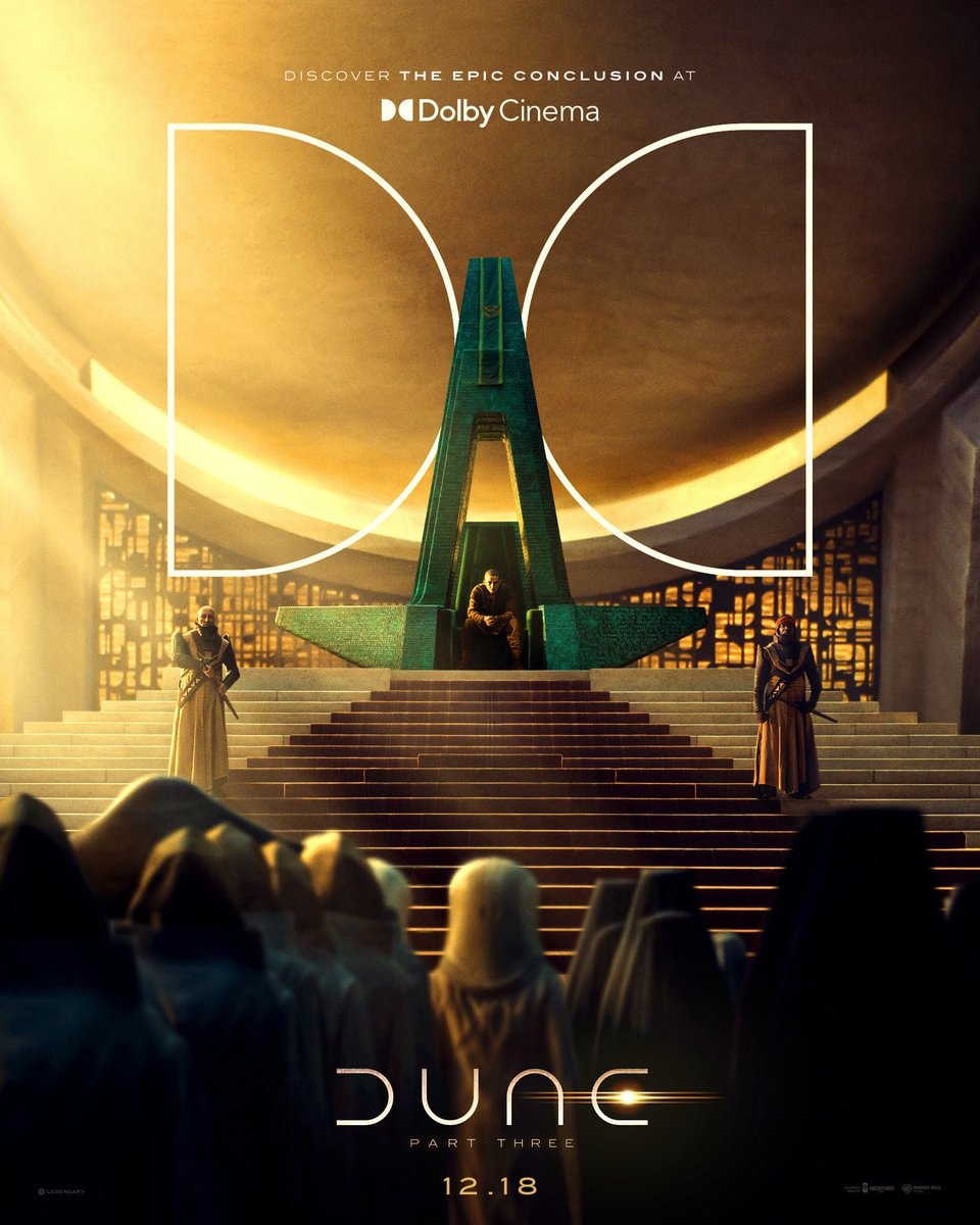 Dune Part 3 theatrical release poster