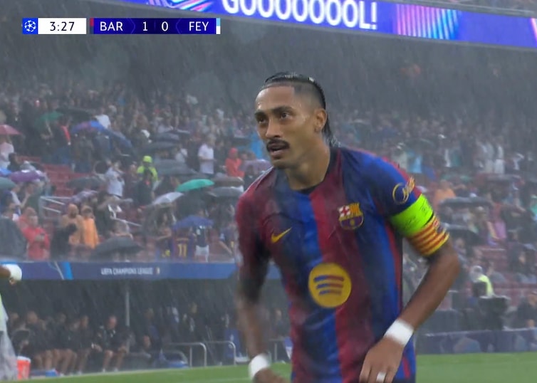 Raphinha Ballon d'Or ranking reaction