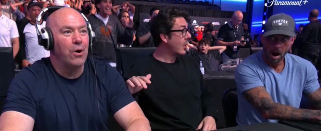 Men react in shock Paramount+