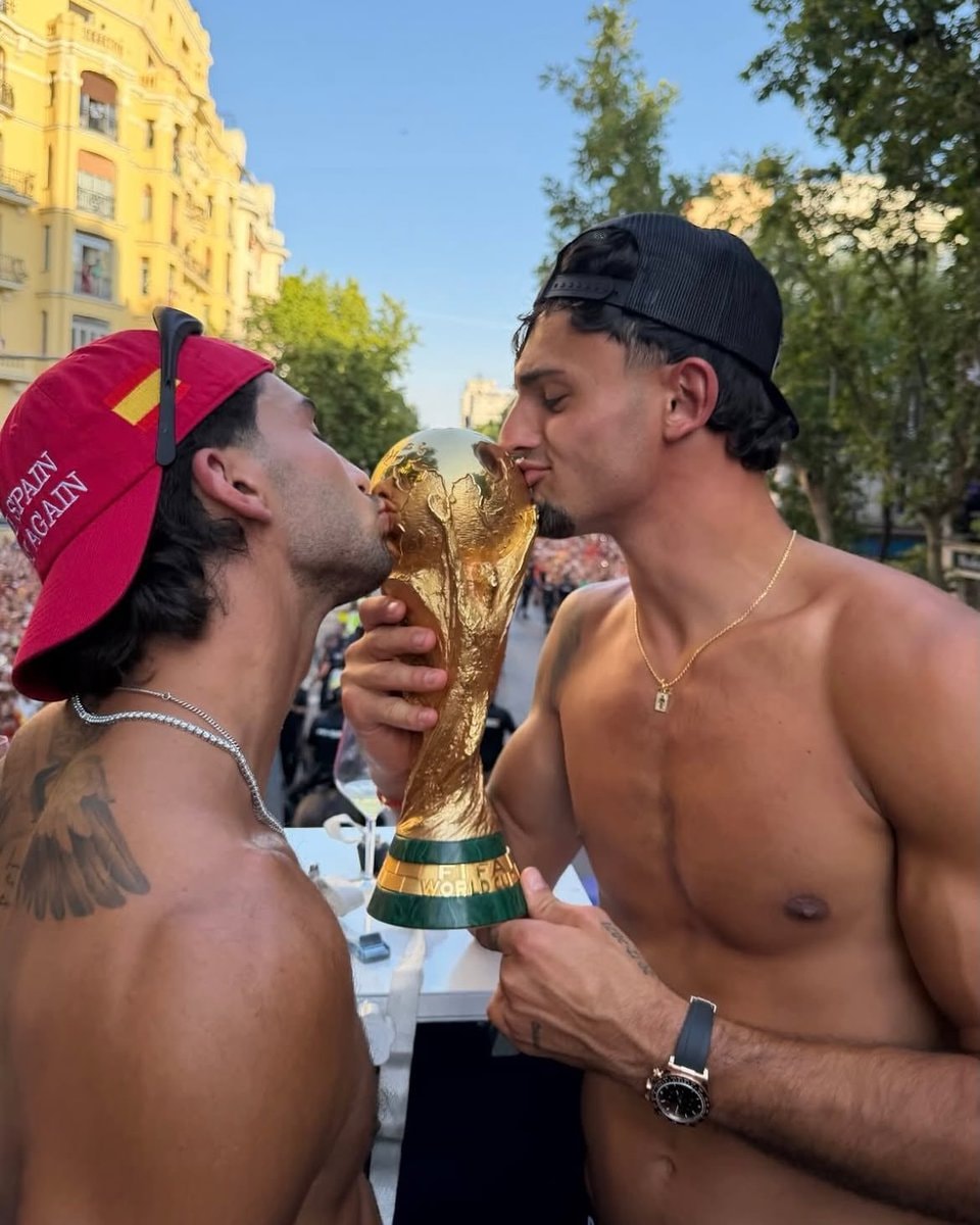 Spain World Cup win celebration