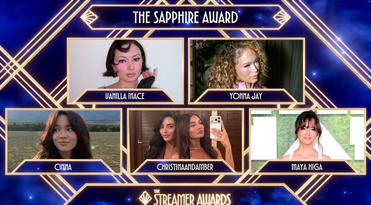 2026 Streamer Awards Sapphire Award nominees