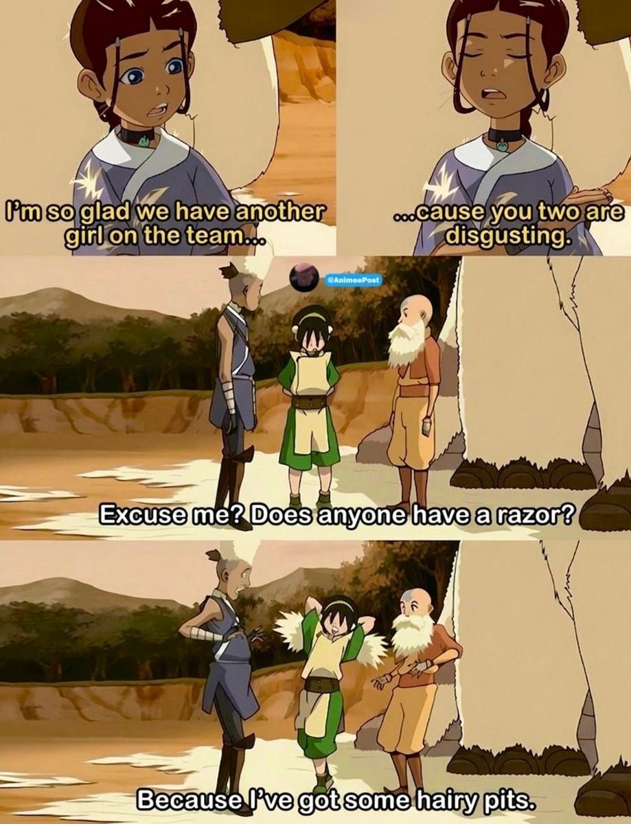 Katara hygiene rant Avatar