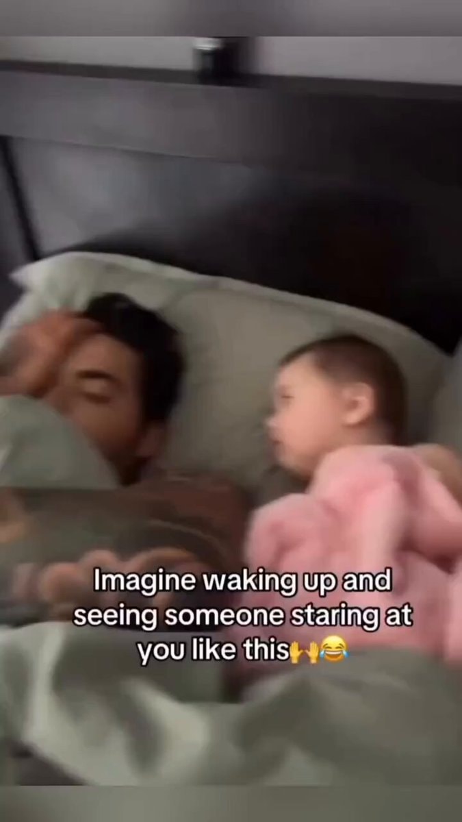 babies looking at dads