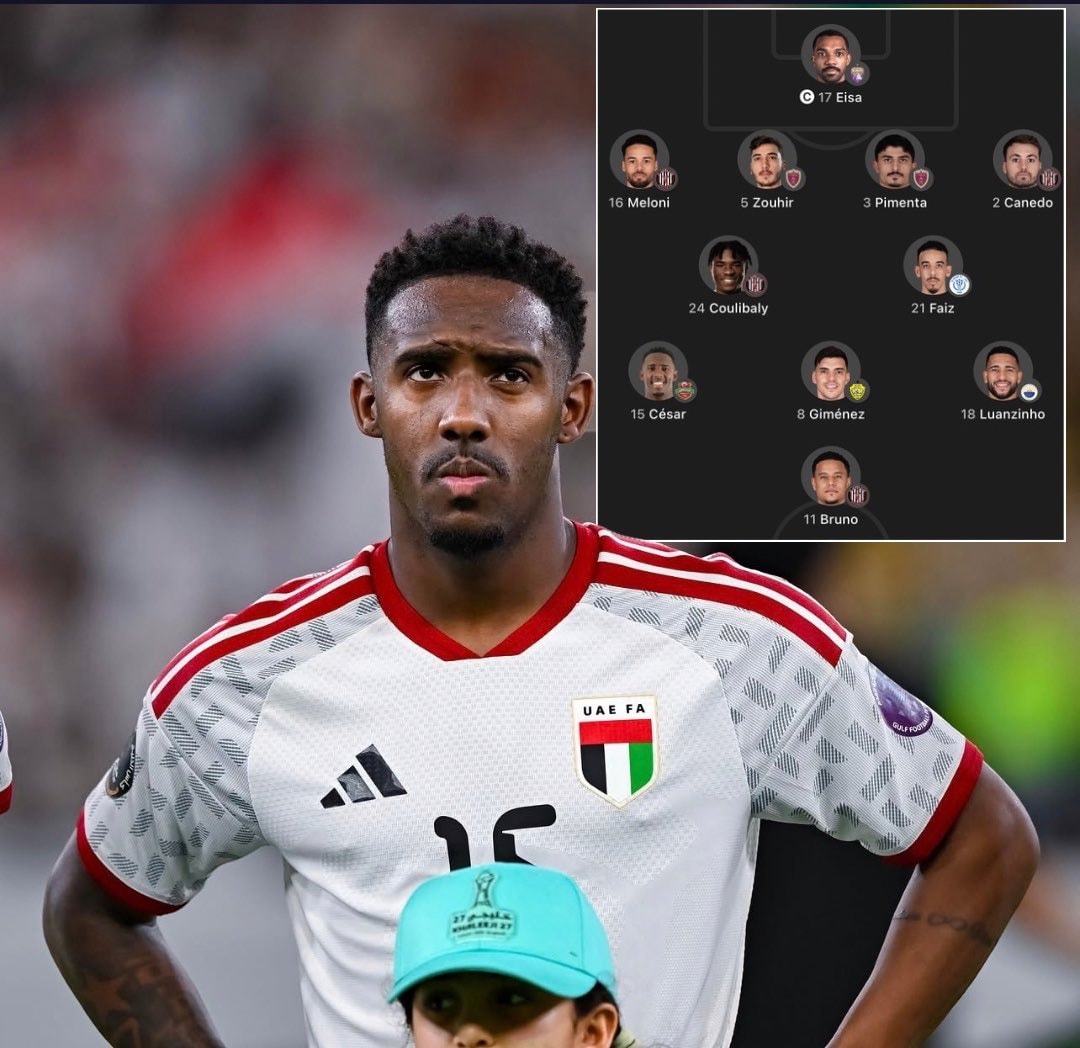 Yuri César UAE FA debut
