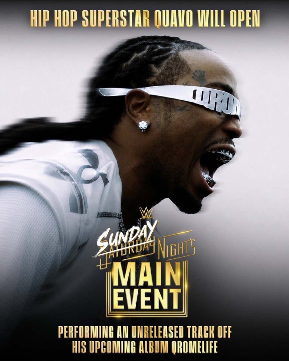 Quavo WWE Sunday Night Main Event performance