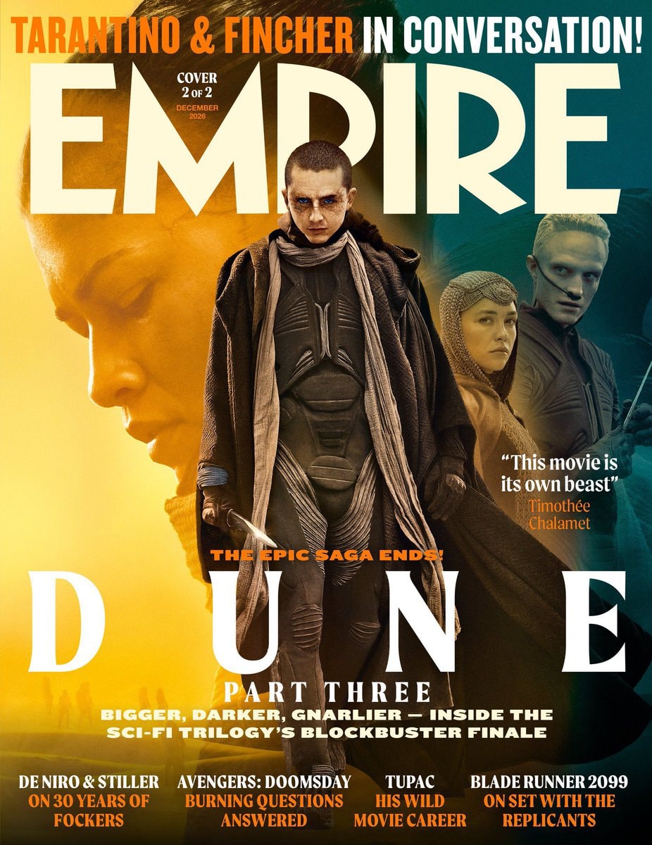 Dune Part Three Empire Magazine Covers
