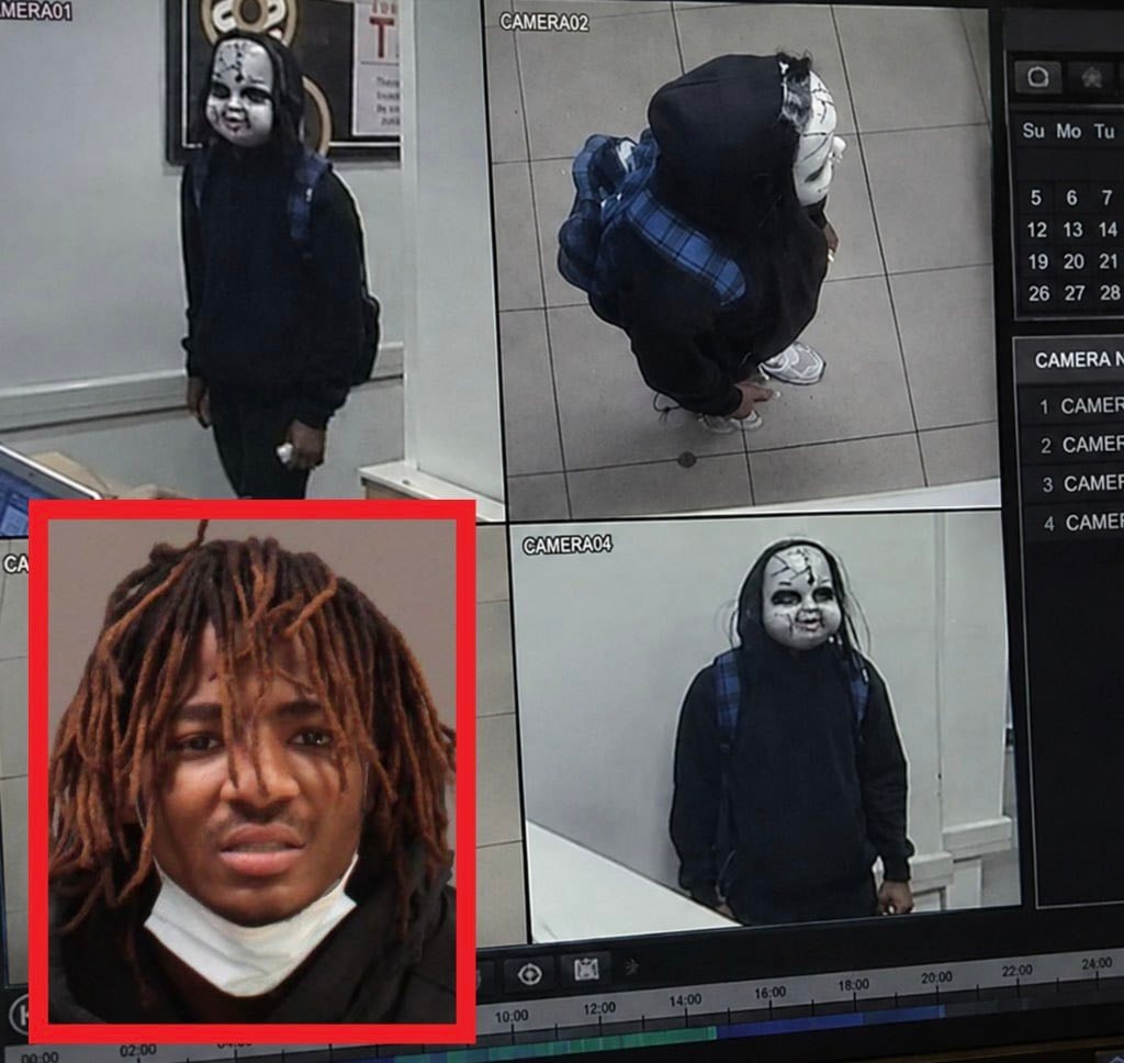 22-year-old man Chucky mask arrest
