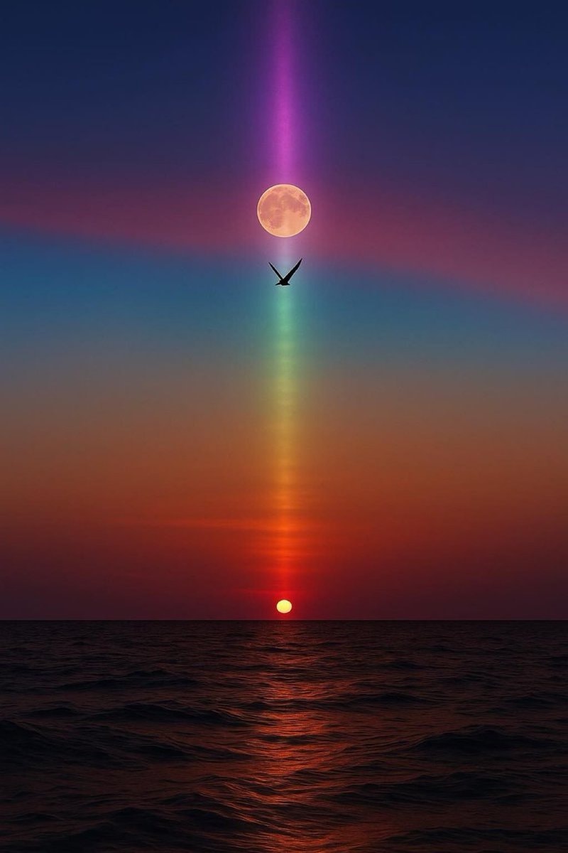 serene seascape at sunset