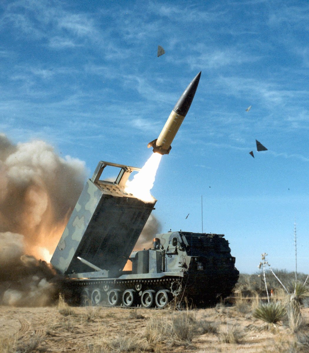 Grok missile launch desert