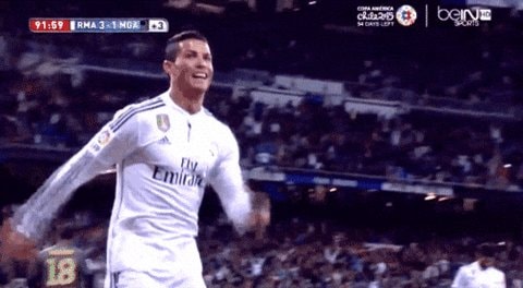 Cristiano Ronaldo celebrating goal