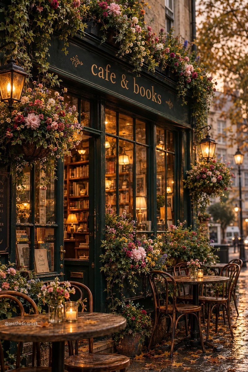 cafe & books exterior