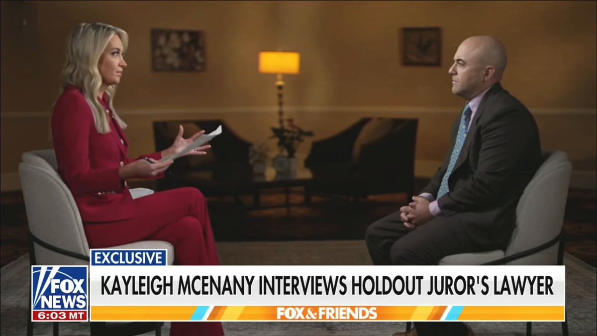 Kayleigh McEnany interviews Lindsay Clancy holdout juror lawyer