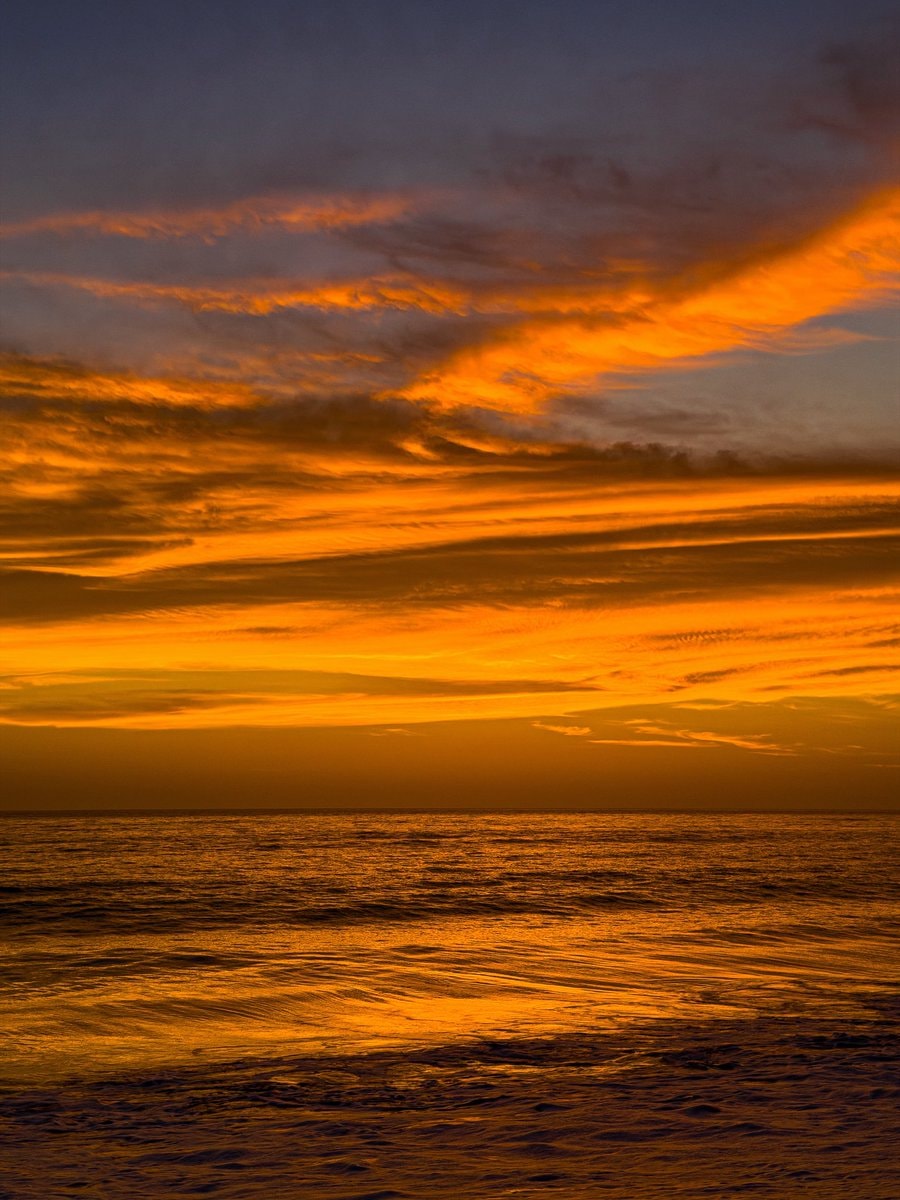 Dramatic sunset over the ocean (photo 2 of 2)