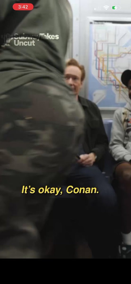 Conan O'Brien Subway Takes interaction