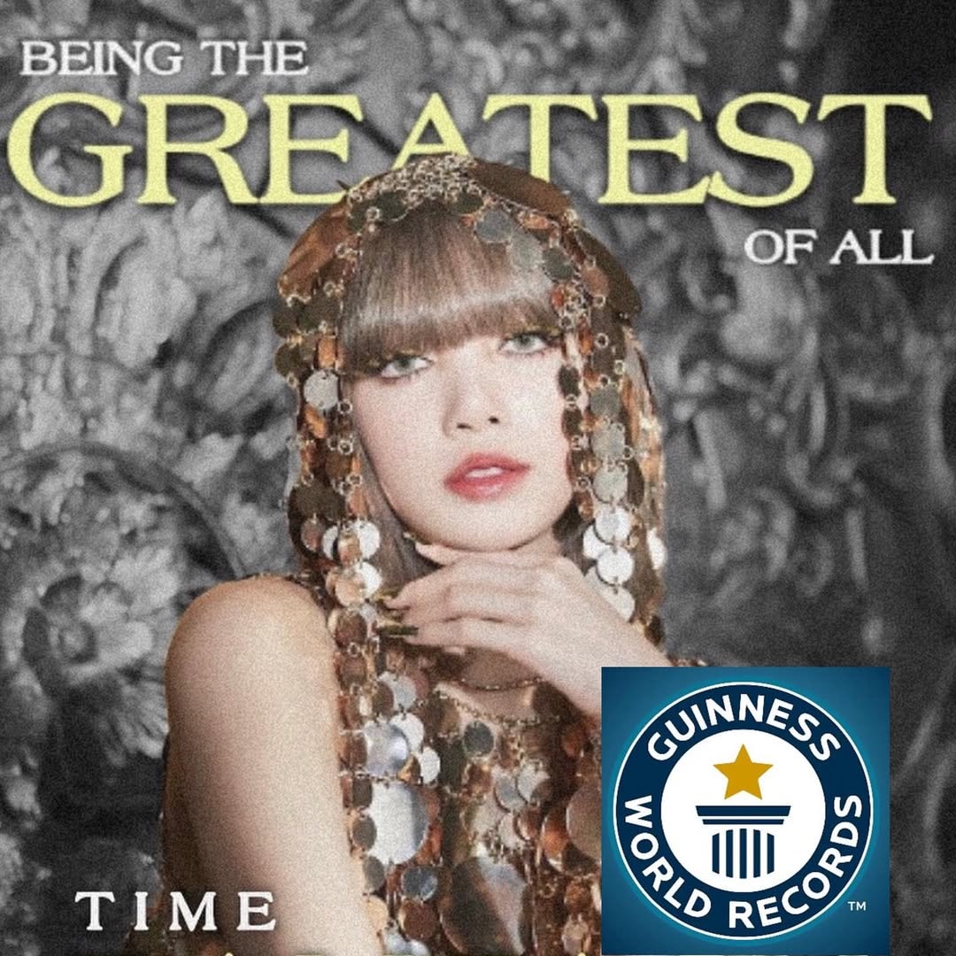 Lisa Guinness World Records most K-pop (photo 1 of 4)