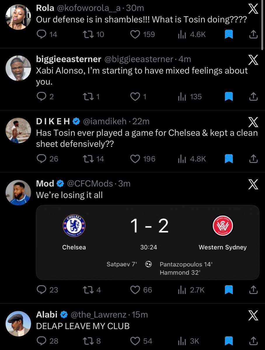 Chelsea Western Sydney match reaction