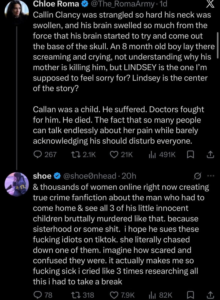 Shoe0nHead on Callan Clancy case