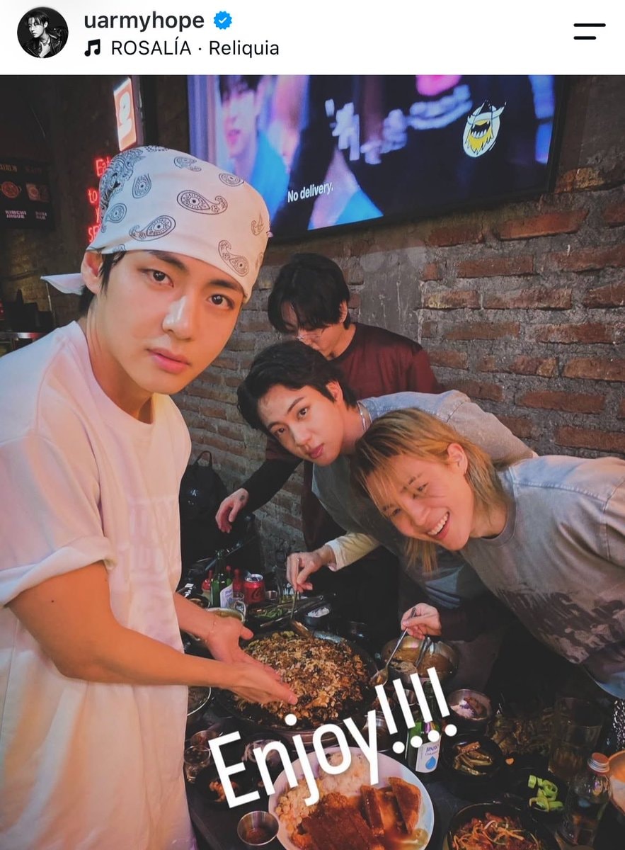 BTS Hoseok Instagram photo with Taehyung Jimin Seokjin Jungkook BTS Hoseok Instagram photo with Taehyung Jimin Seokjin Jungkook