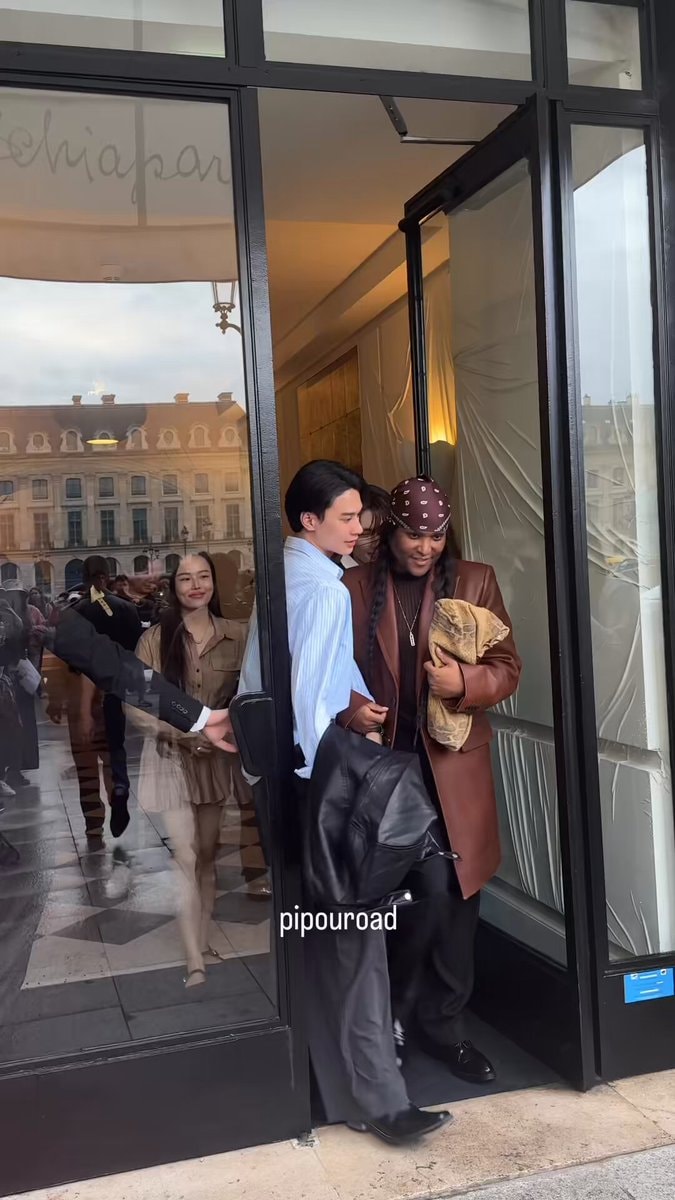 KengNamping and Law Roach leave fittings together