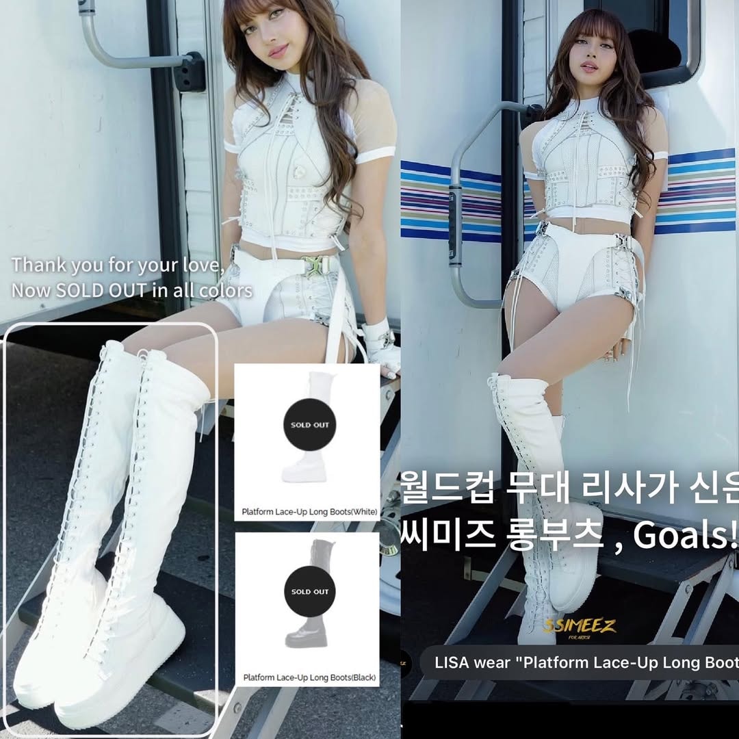 Lisa Platform Lace-Up Long Boots sold out (photo 2 of 2)