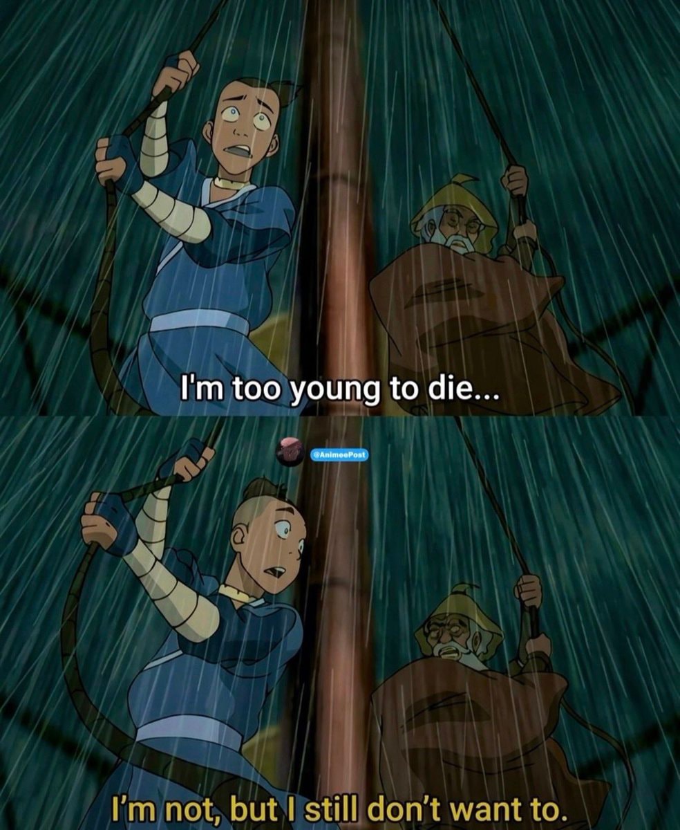 Avatar: The Last Airbender Sokka rainstorm meme