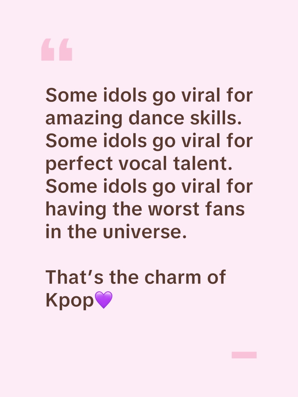 Kpop never dull after years